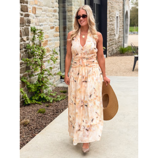 Robe longue Norella - Jaune