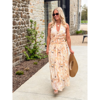 Robe longue Norella - Jaune