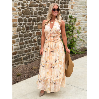 Robe longue Norella - Jaune