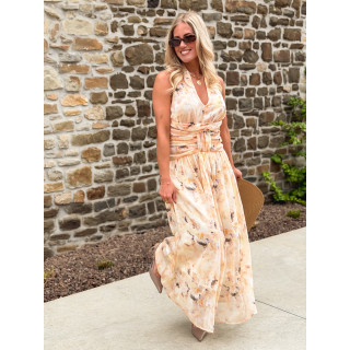 Robe longue Norella - Jaune