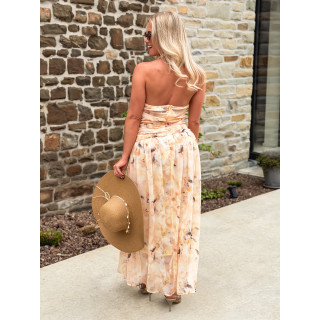 Robe longue Norella - Jaune