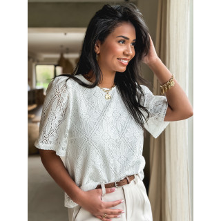 Blouse Florence - Blanc