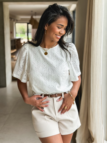 Blouse Florence - Blanc