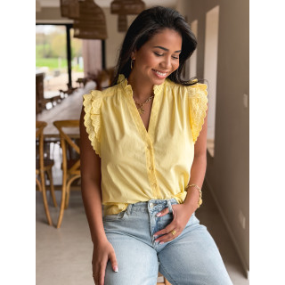 Chemisier sans manches Prague - Jaune
