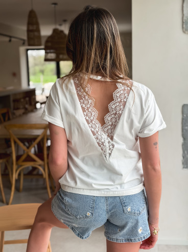 T-shirt Zélia - Blanc