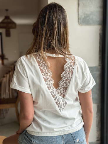 T-shirt Zélia - Blanc