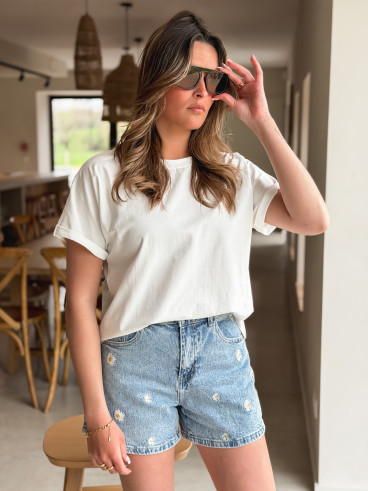 T-shirt Zélia - Blanc