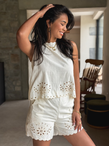 Blouse Maevis - Ecru