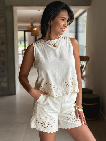 Blouse Maevis - Ecru