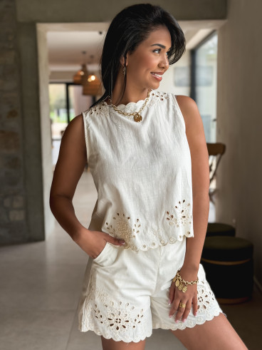 Blouse Maevis - Ecru