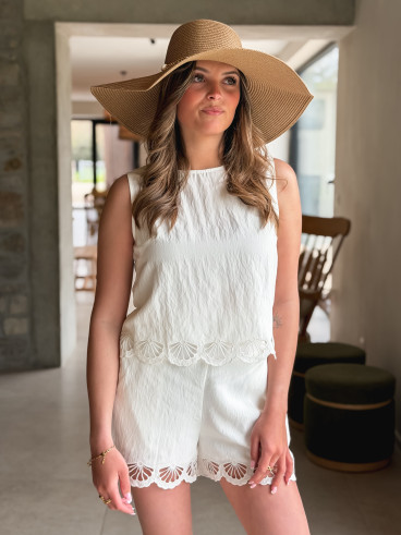 Blouse Nelsie - Ecru