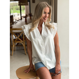 Chemisier sans manches Prague - Blanc