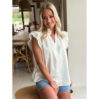 Chemisier sans manches Prague - Blanc