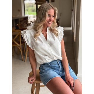 Chemisier sans manches Prague - Blanc