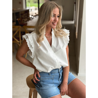 Chemisier sans manches Prague - Blanc