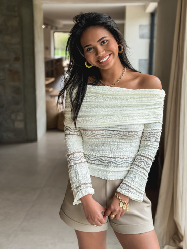Blouse Odaya - Crème