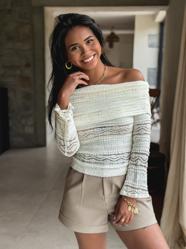 Blouse Odaya - Crème