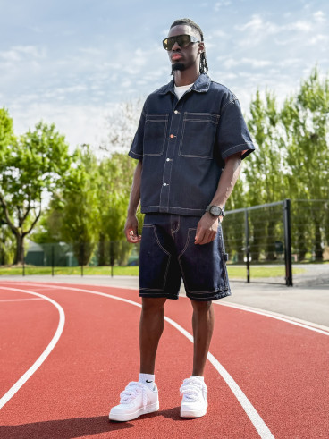 Ensemble en jeans Noé - Bleu foncé