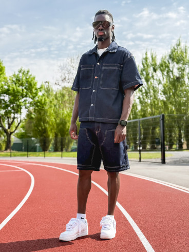 Ensemble en jeans Noé - Bleu foncé