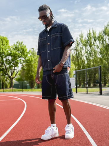 Ensemble en jeans Noé - Bleu foncé