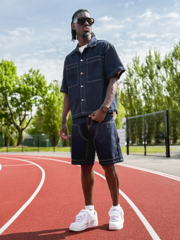 Ensemble en jeans Noé - Bleu foncé