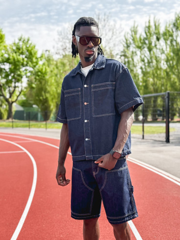 Ensemble en jeans Noé - Bleu foncé