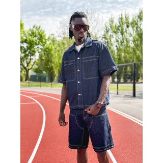 Ensemble en jeans Noé - Bleu foncé