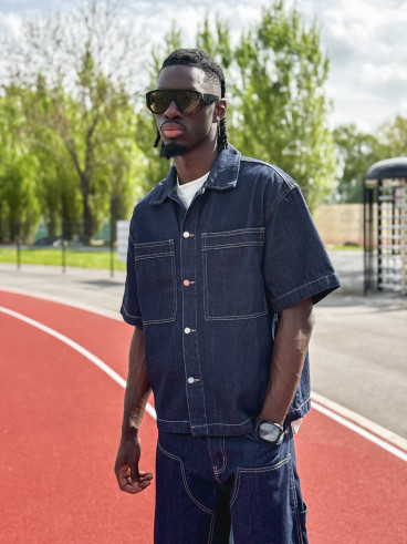Ensemble en jeans Noé - Bleu foncé