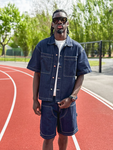 Ensemble en jeans Noé - Bleu foncé