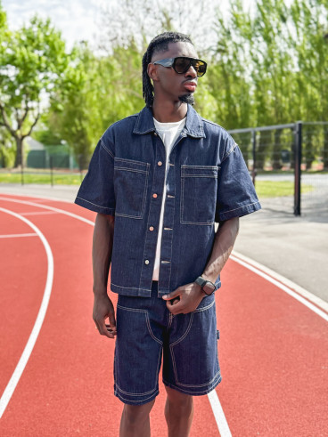 Ensemble en jeans Noé - Bleu foncé