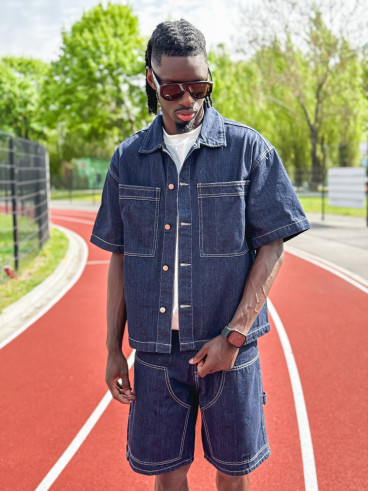 Ensemble en jeans Noé - Bleu foncé