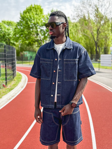 Ensemble en jeans Noé - Bleu foncé