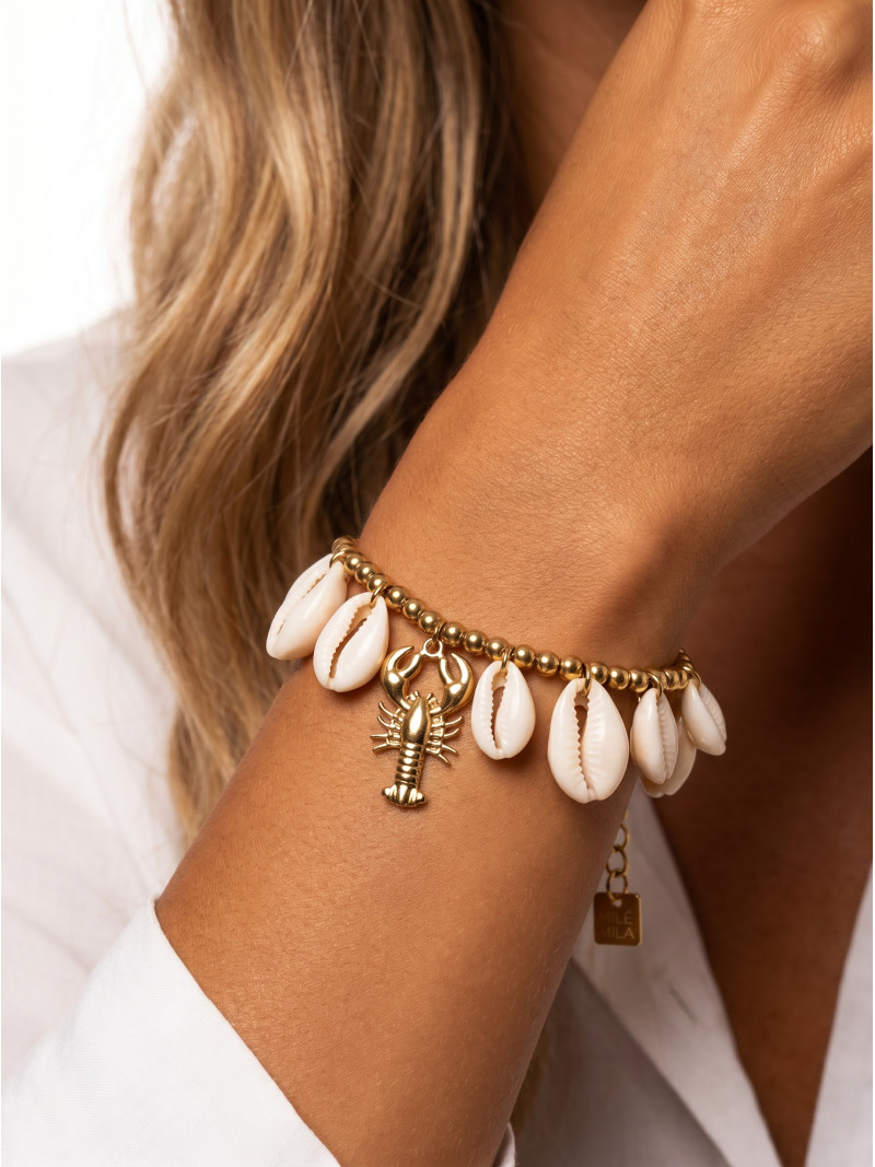 Bracelet Lobster - Doré