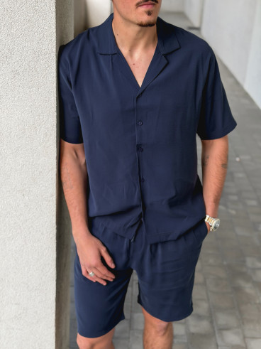 Chemise Noham - Bleu marine