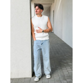 Pull sans manches Felix - Blanc