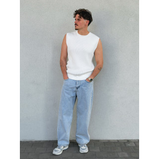 Pull sans manches Felix - Blanc