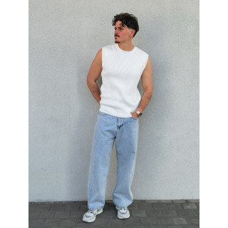 Pull sans manches Felix - Blanc