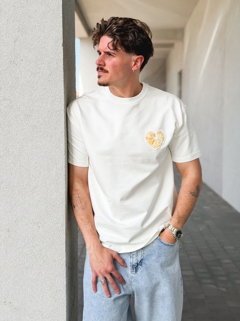 T-shirt Mathias - Blanc