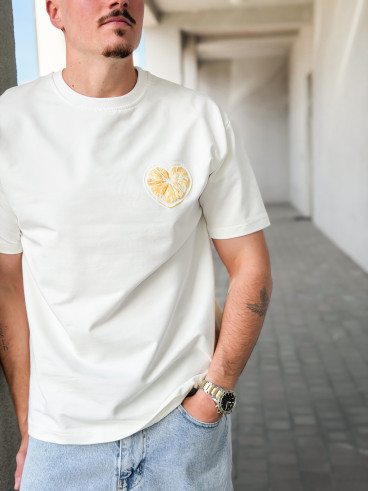 T-shirt Mathias - Blanc