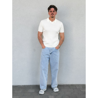 Polo manches courtes Renato - Ecru