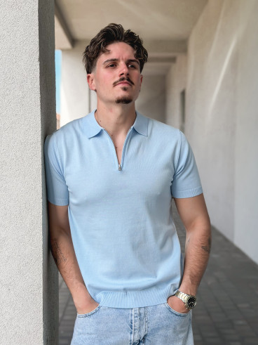 Polo Humberto - Bleu ciel