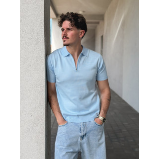 Polo humberto - Bleu ciel