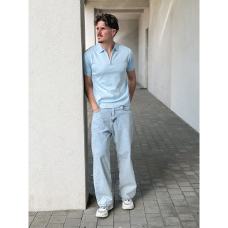 Polo humberto - Bleu ciel