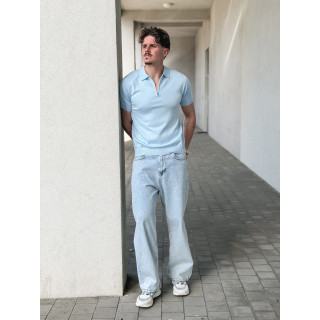 Polo humberto - Bleu ciel