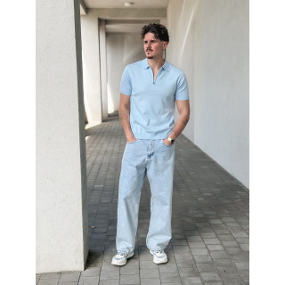 Polo humberto - Bleu ciel