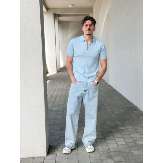 Polo humberto - Bleu ciel