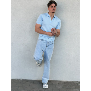 Polo humberto - Bleu ciel