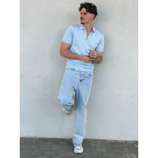 Polo humberto - Bleu ciel