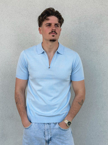 Polo humberto - Bleu ciel