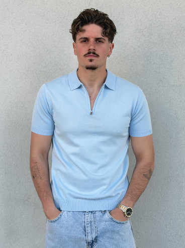Polo humberto - Bleu ciel